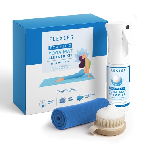 Flexies foaming yoga mat - foaming,